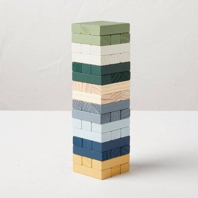 Toppling Tower Wood Blocks Game - Hearth &#38; Hand&#8482; with Magnolia | Target