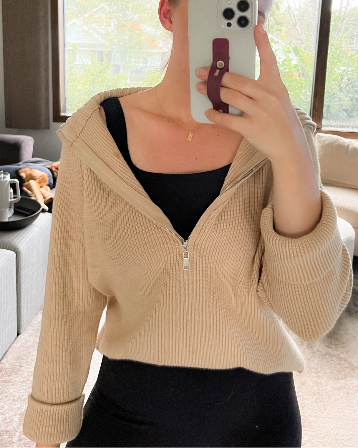 Softest half zip sweater for fall #falloutfits #fallfashion 

#LTKunder100 #LTKSeasonal