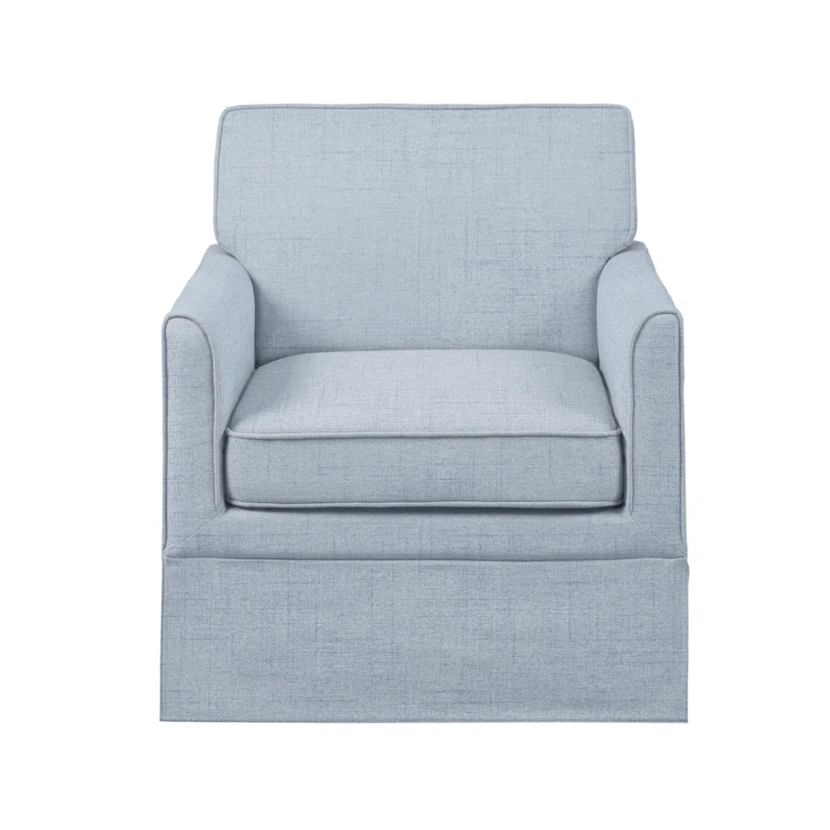 Paula Slipcover Accent Chair with Track Arms & Tailored Skirted Base | Wayfair North America