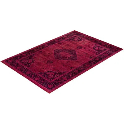 Daijanay One-of-a-Kind 6'1" x 9'2" New Age Area Rug in Red | Wayfair North America