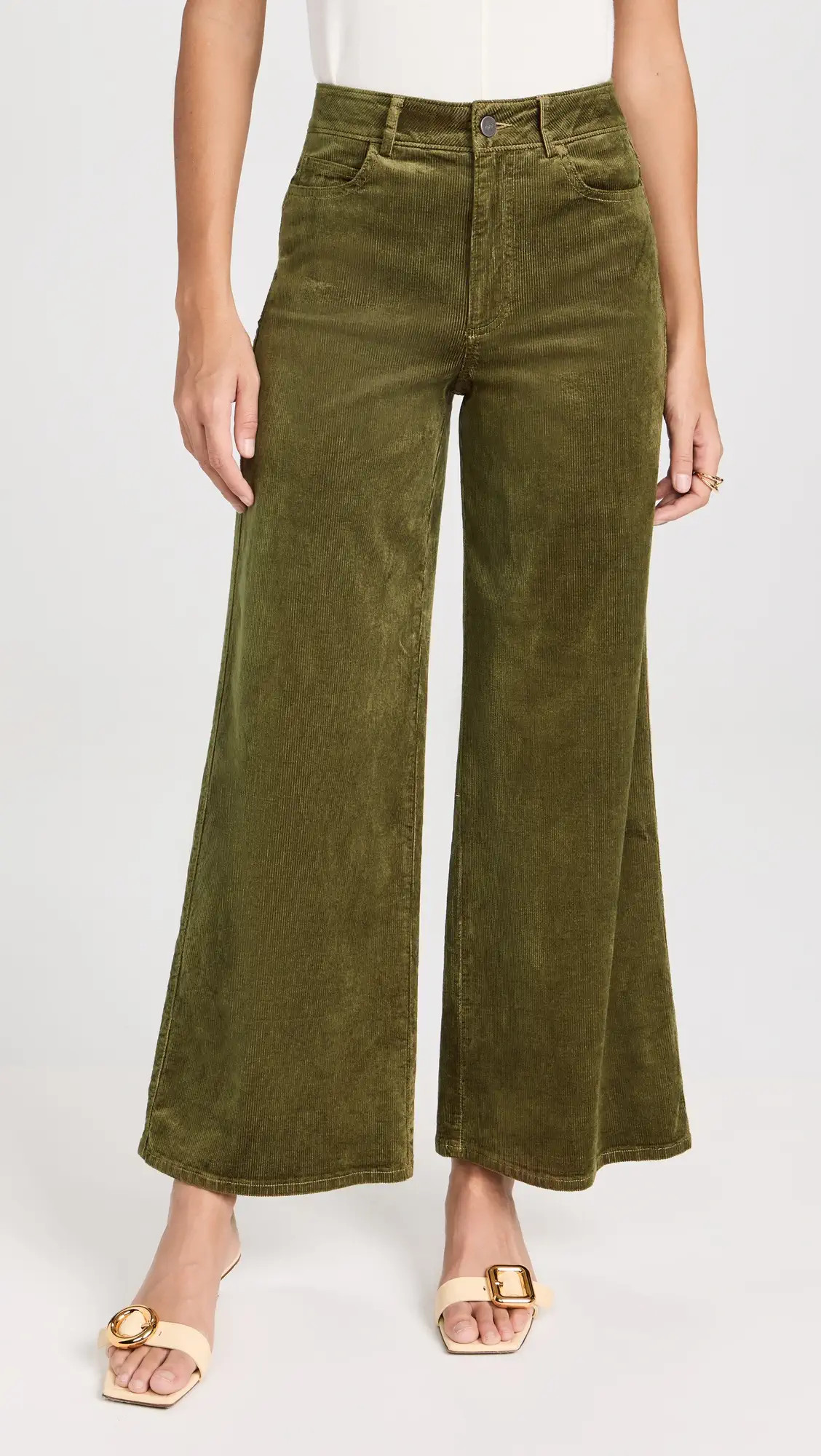 PAIGE Harper Ankle Corduroy Pants | Shopbop | Shopbop