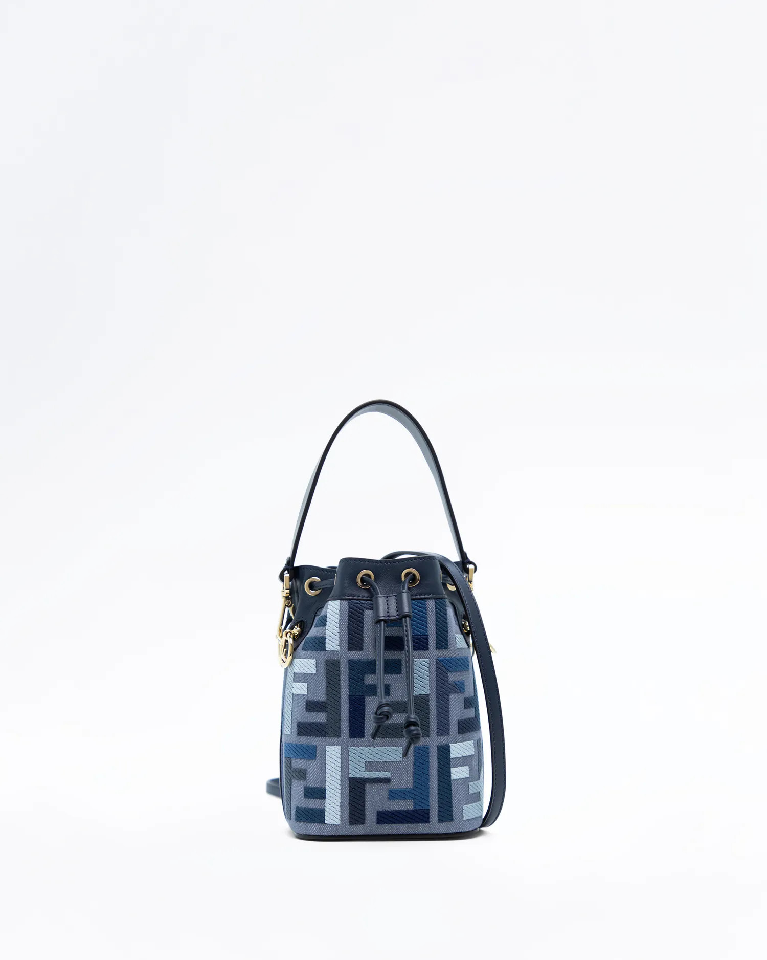 Canvas FF Mini Mon Tresor Bucket Bag | Vivrelle