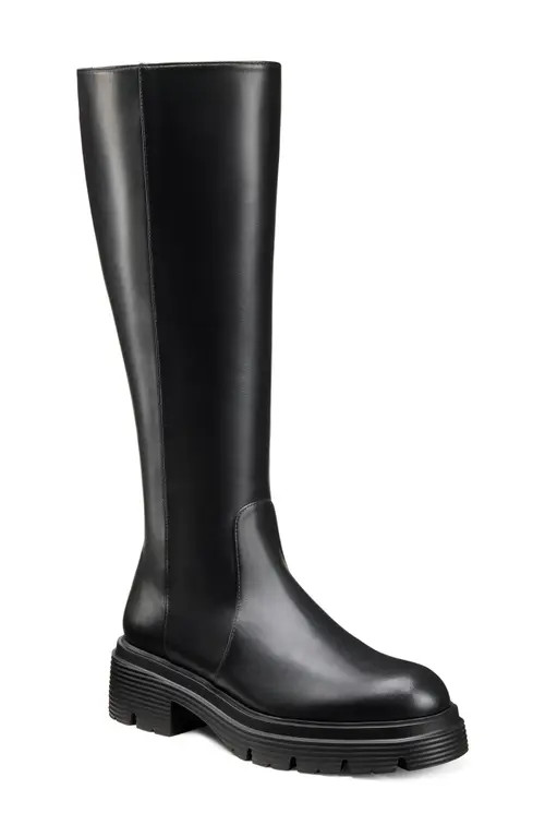 Stuart Weitzman Hudson Lite Zip Knee High Boot in Black at Nordstrom, Size 6.5 | Nordstrom