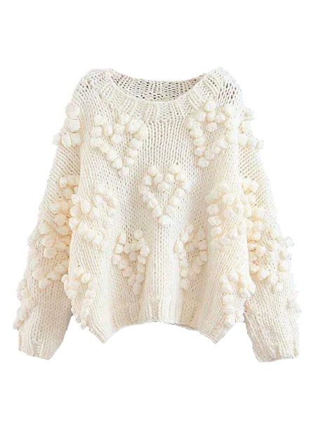 'Fia' Pom Pom Chunky Knit Sweater (3 Colors) | Goodnight Macaroon