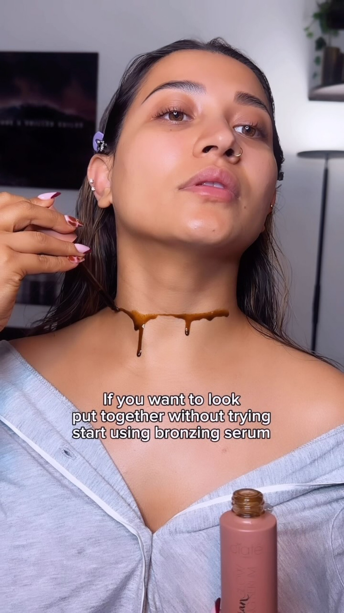 Changed my life 

@ciatelondon bronzing serum 

•
•
•
•
#bronzing #bronzed #bodyglow #makeup #beauty #pov #girls #makeuplover #makeuplook #makeuptutorial #ugccreator #nycinfluencer #explore #explorepage 

•
•
•
•

#LTKGiftGuide #LTKBeauty #LTKFindsUnder50