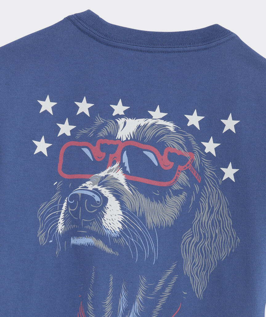 Boys' Americana Dog Short-Sleeve Pocket Tee | vineyard vines