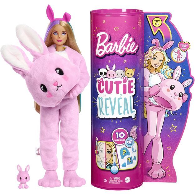 Barbie Cutie Reveal Bunny Plush Costume Doll | Target
