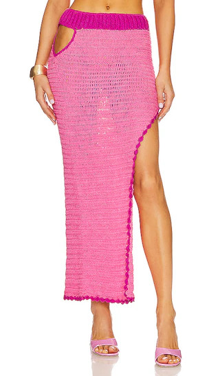 Marina Maxi Skirt in Pink | Revolve Clothing (Global)