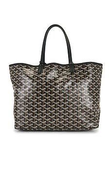 FWRD Renew Goyard Saint Louis PM Tote Bag in Black from Revolve.com | Revolve Clothing (Global)