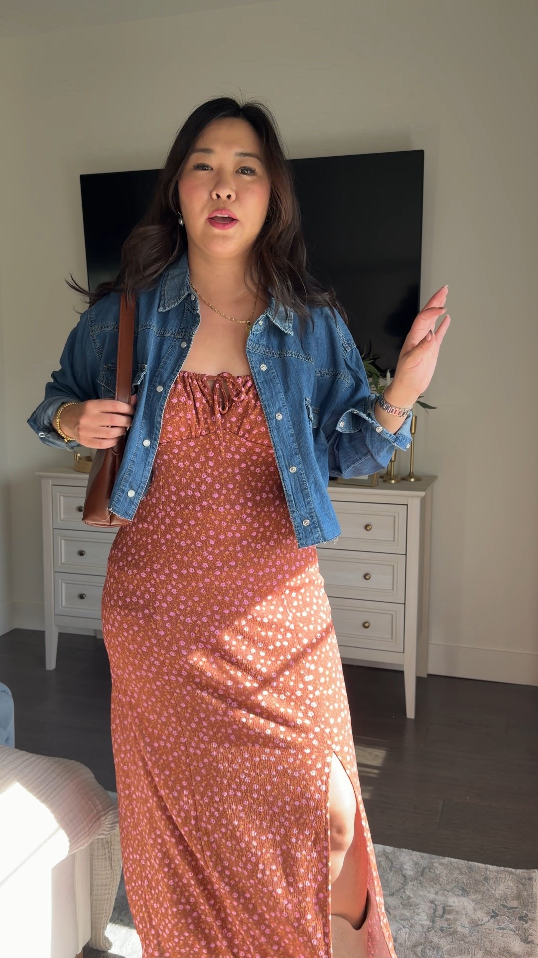Love this Fall fit that could work for a country concert or Fall outing!
Dress: Medium
Crop Denim Jacket: Medium 
#WalmartPartner @WalmartStyle #WalmartStyle 