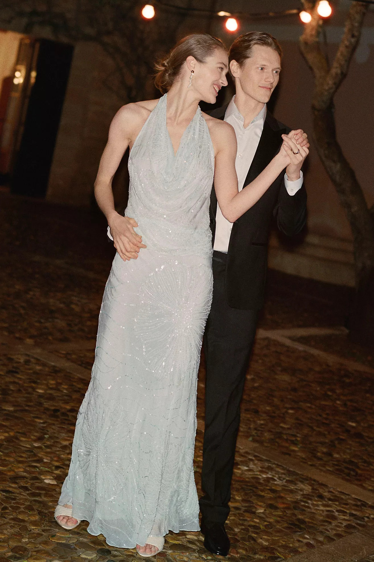 BHLDN Cowl Neck Beaded Top and Skirt Set | Anthropologie (US)