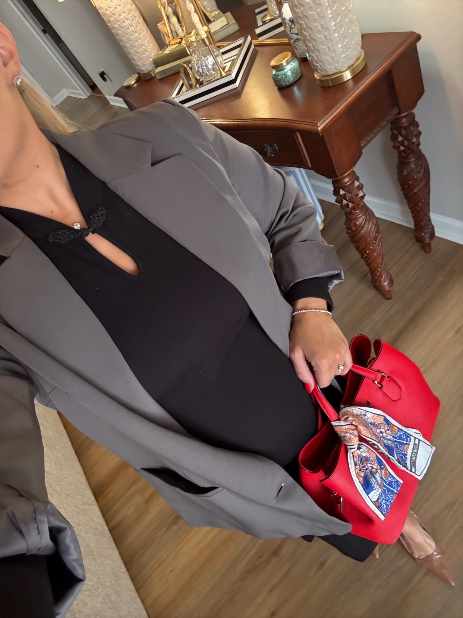 Use the link in my Instagram bio to get 20% off from OGL (my dress) 
Dress & blazer- size large 

#LTKMidsize #LTKBaby #LTKBump