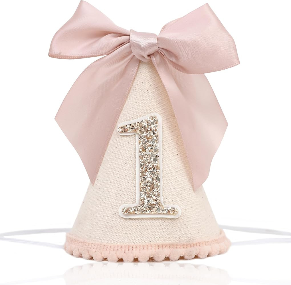 Bow 1/2 Birthday Hat - Little Princess Half Birthday Decorations, 1/2 Way To One Birthday Crown O... | Amazon (US)