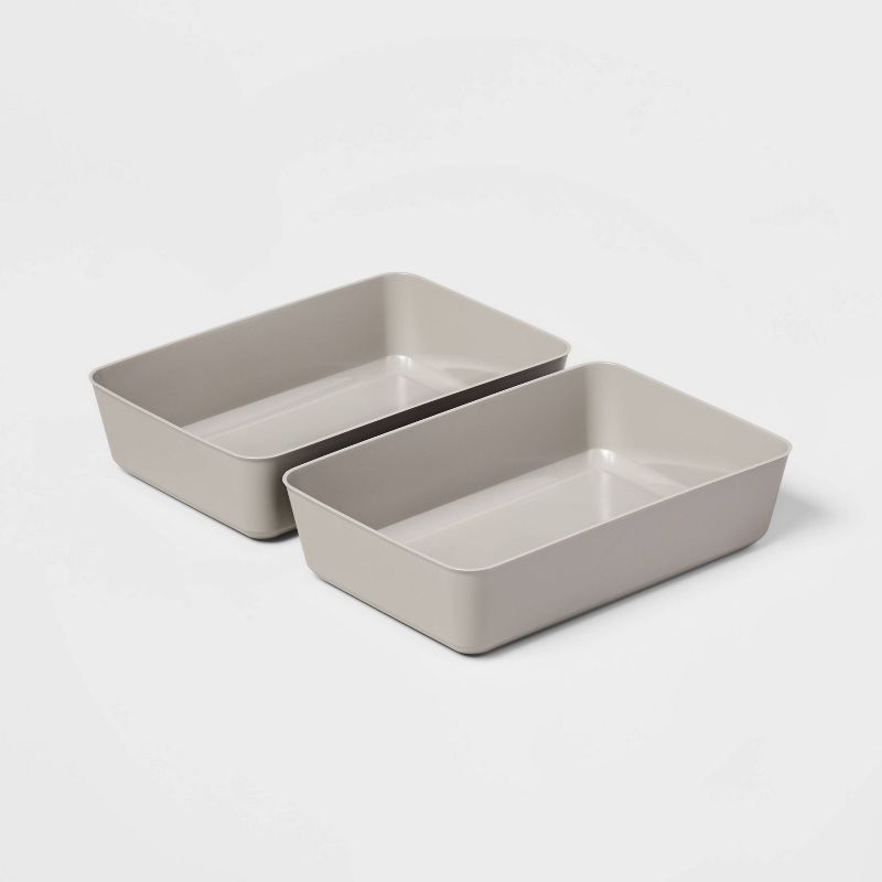 2pk Large Storage Trays - Brightroom™ | Target