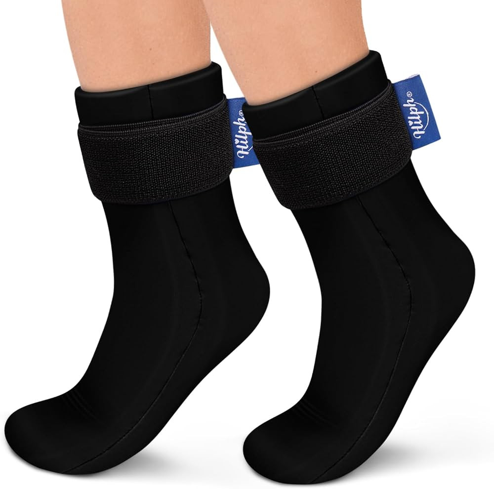 Hilph Full Foot Ice Pack Gel Socks for Hot & Cold Therapy - Reusable Cooling Sock for Toe Pain, P... | Amazon (US)