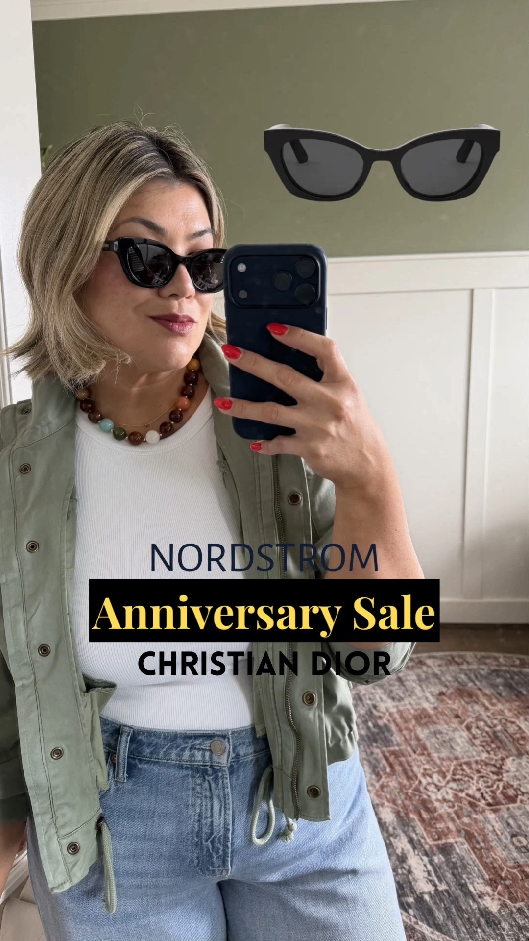 Pay no attention to the one negative review on these glasses. They are absolutely stunning. If you know me, I am a sunglass snob (no shame in my game). They met my high standards. Plus I have a wide face and they still fit me beautifully. They come in black and also a dark tortoise.

#LTKOver40 #LTKSaleAlert #LTKMidsize