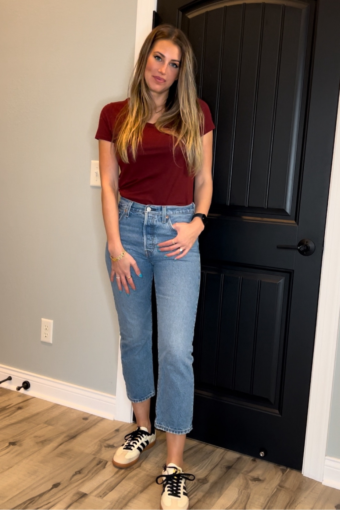 Every day jeans! I’m 5’9” and these are a crop at 26” inseam

#LTKstyletip