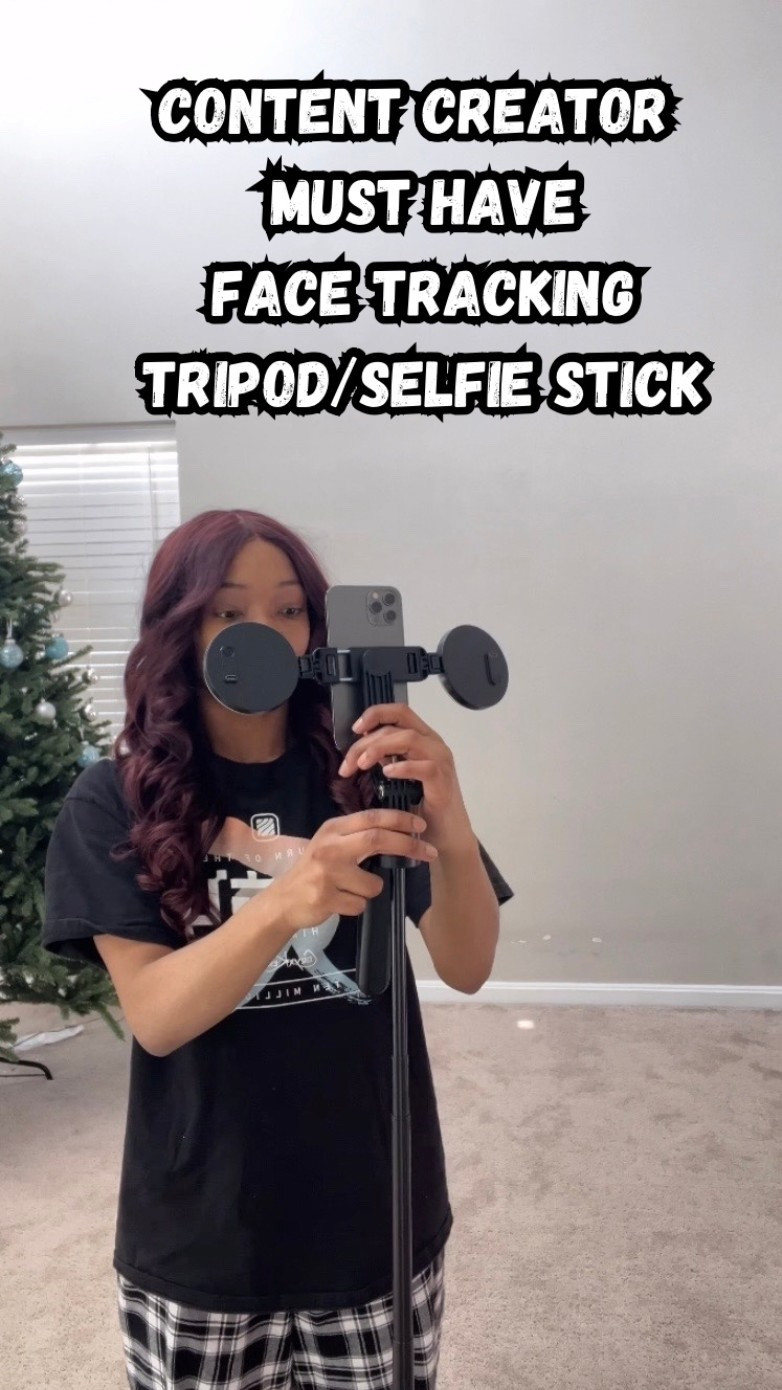 Face tracking tripod and selfie stick with removable lights and remote control. Easy set up perfect for any content creator. 

#LTKTravel #LTKValentine #LTKSaleAlert