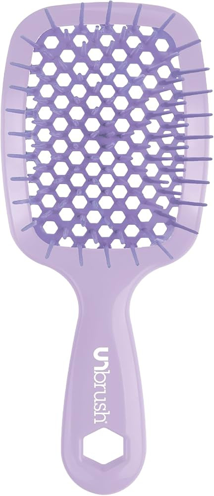FHI HEAT UNbrush MINI Wet & Dry Vented Detangling Hair Brush, Peony Light Pink | Amazon (US)