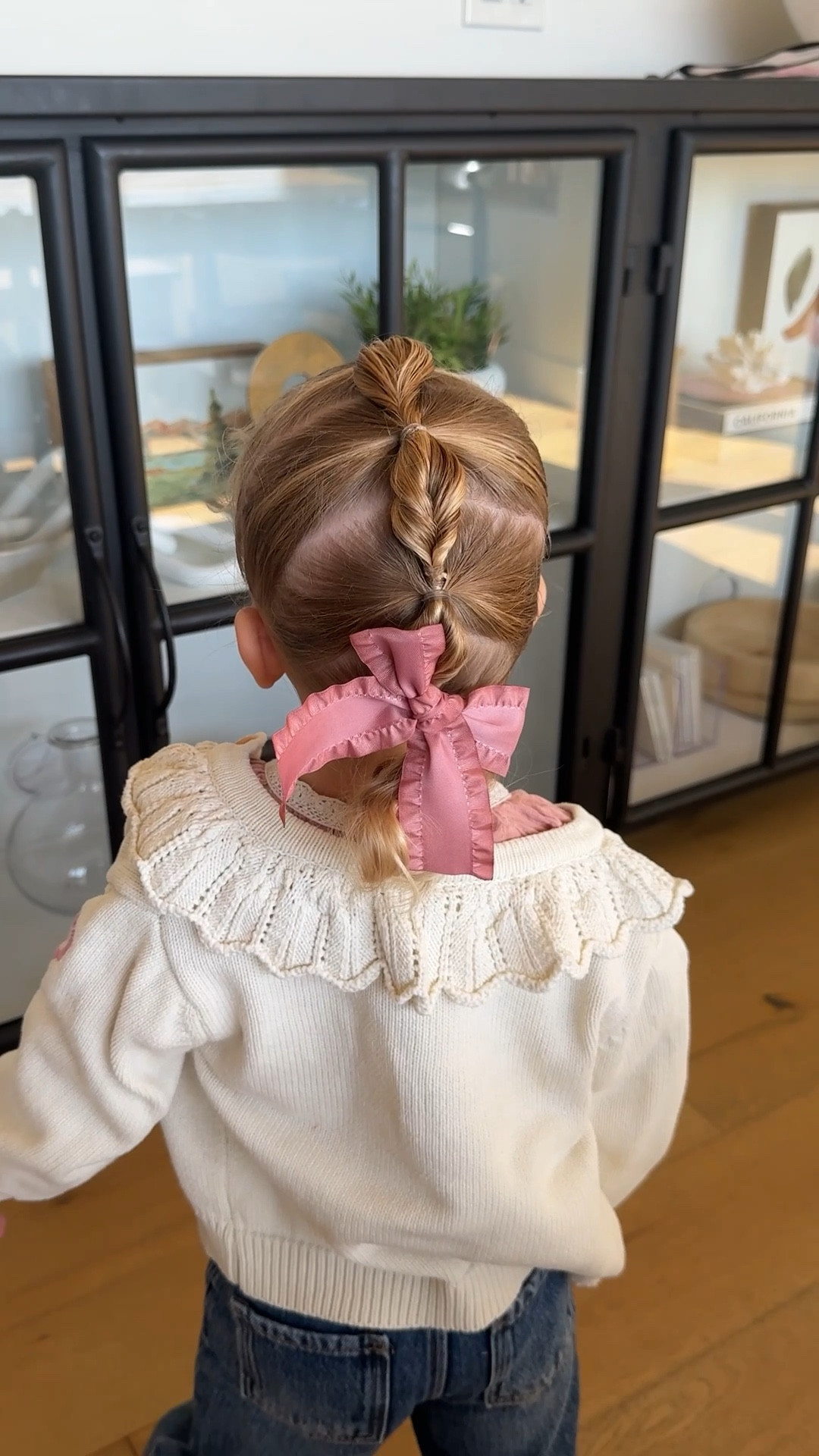 The cutest toddler hairstyle 