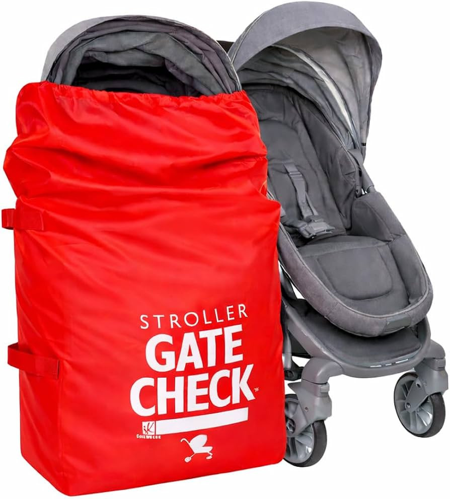 J.L. Childress Gate Check Bag for Single & Some Double Strollers - Travel Bag for Airplane, Fits ... | Amazon (US)