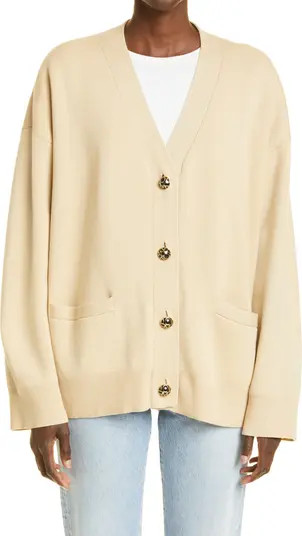 Vinci Oversize Merino Wool Cardigan | Nordstrom