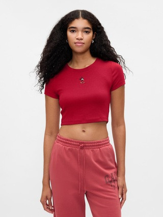 Gap × Disney Cropped Crewneck T-Shirt | Gap (US)