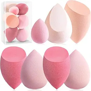 Makeup Sponge Set Foonbe Blender Sponges 7 Pcs for Liquid, Cream, and Powder, Latex Free, Multi c... | Amazon (US)