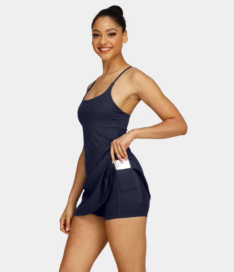 Women’s Softlyzero™ Plush Backless Active Dress-Easy Peezy Edition - Halara | HALARA
