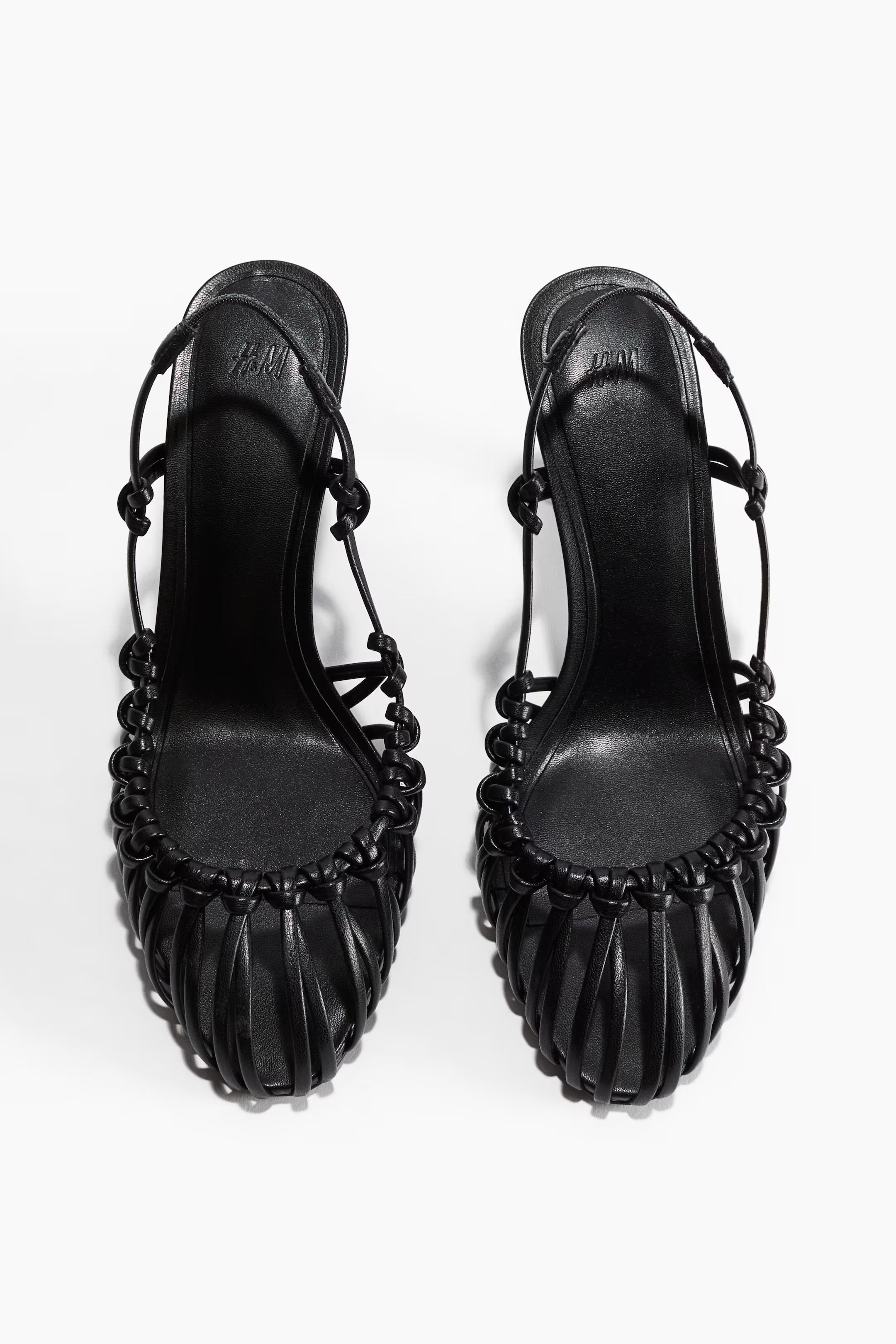 Knotted heeled slingbacks | H&M (UK, MY, IN, SG, PH, TW, HK)