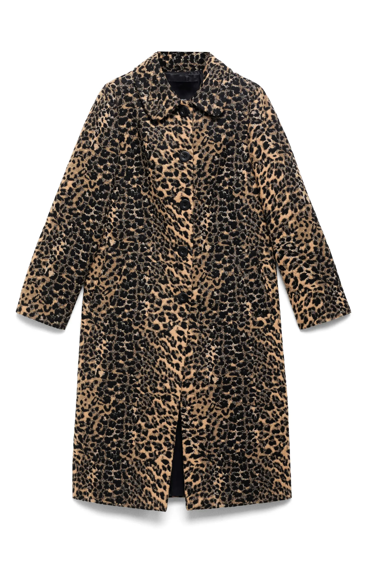 Leopard Metallic Coat | Nordstrom