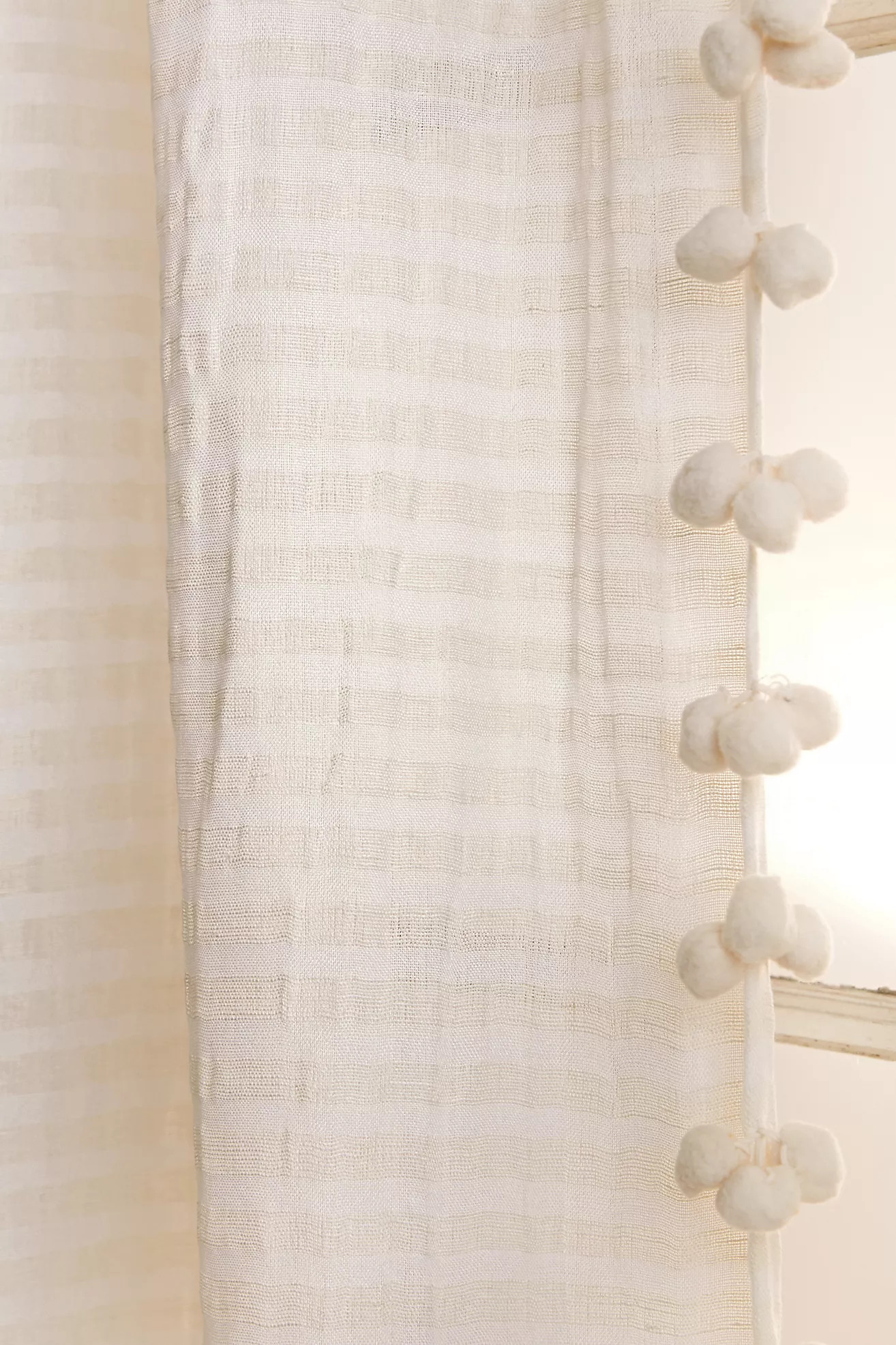 Pom Tassel Curtain | Anthropologie (US)