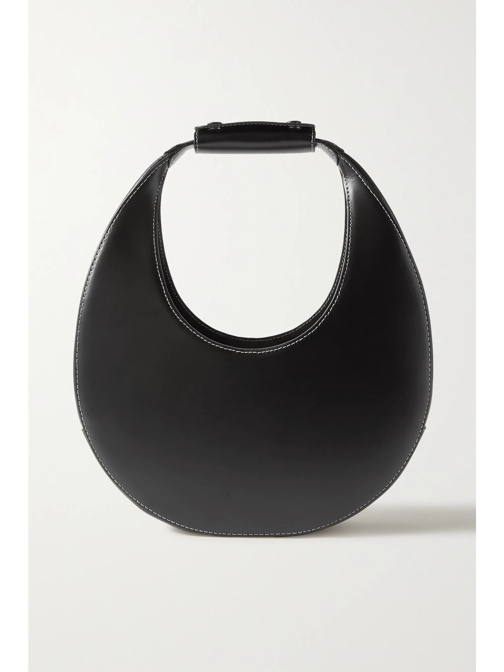 Black Moon leather tote | STAUD | NET-A-PORTER | NET-A-PORTER (UK & EU)