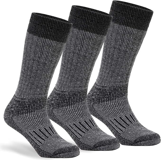 Warm Thermal Wool Socks for Winter Moisture Wicking and Breathable Cozy Boot Socks at Amazon Wome... | Amazon (US)