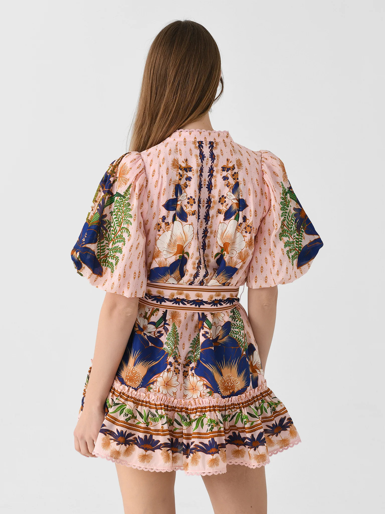 FARM RIO
                      
                     Women's The Dream Garden Mini Dress | Saint Bernard