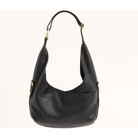 Hammitt Tom Black Brushed Gold Red Med | Hammitt (US)