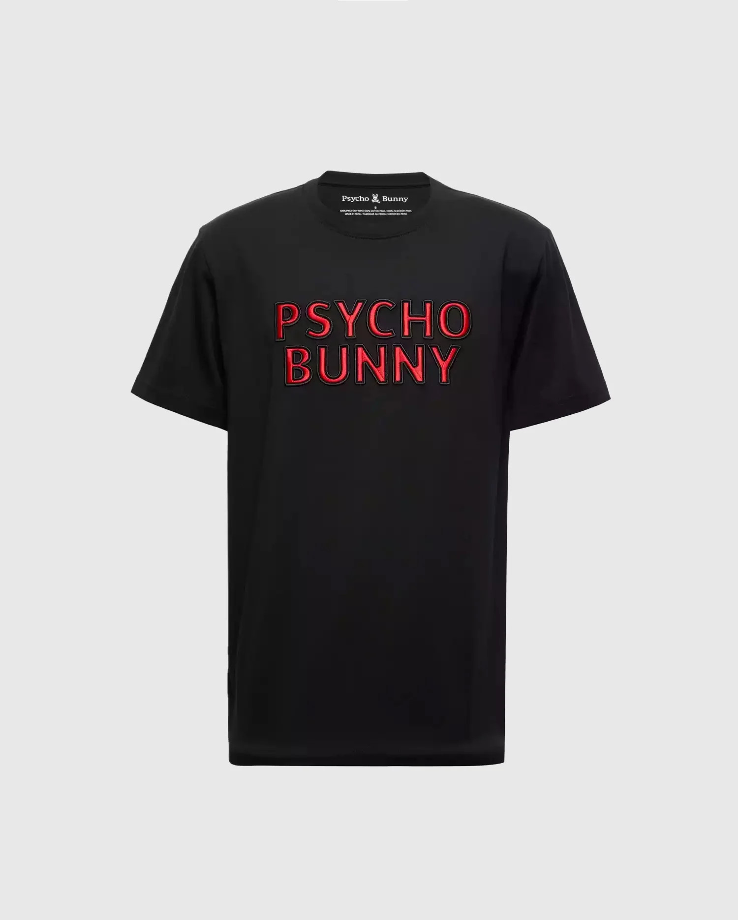 MENS PIERCE EMBROIDERED GRAPHIC TEE - B6U116E200 | Psycho Bunny