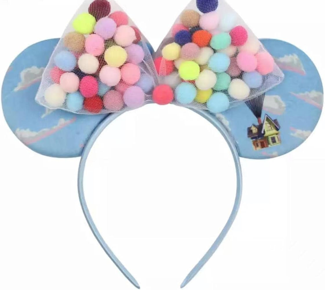 Princess Minnie Ears,Pick your color, Flower Minnie Ears, Floral minnie ears, Purple Sparkle Mouse E | Amazon (US)