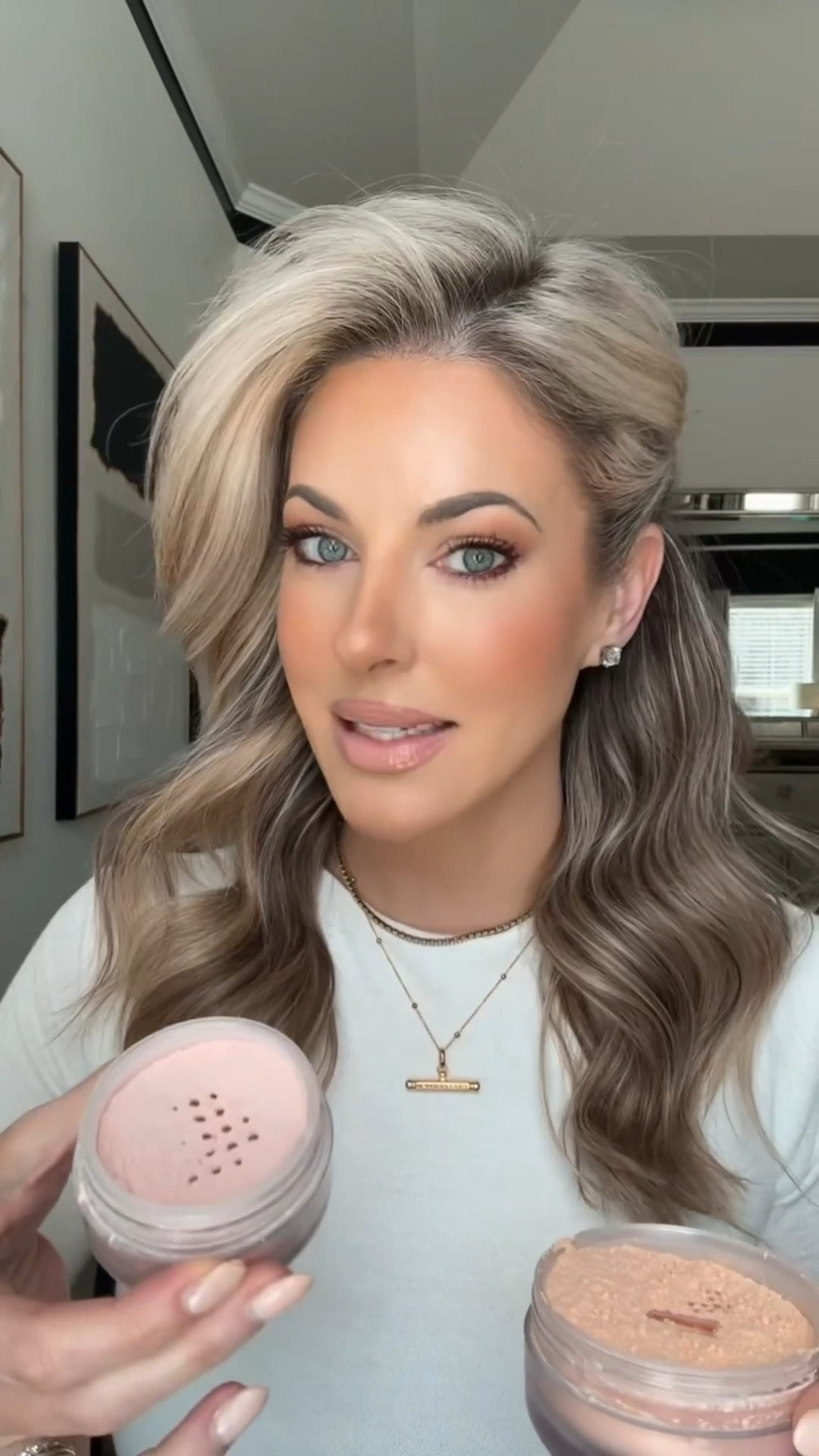 Pink vs Peach Powder!  Which do you prefer?!

#onesize #morphe #abbottlyon

#LTKWatchNow #LTKStyleTip

Follow my LTK @Stephanie_Schlund on the @shop.LTK app to view this post and get my exclusive app-only content!

#LTKBeauty