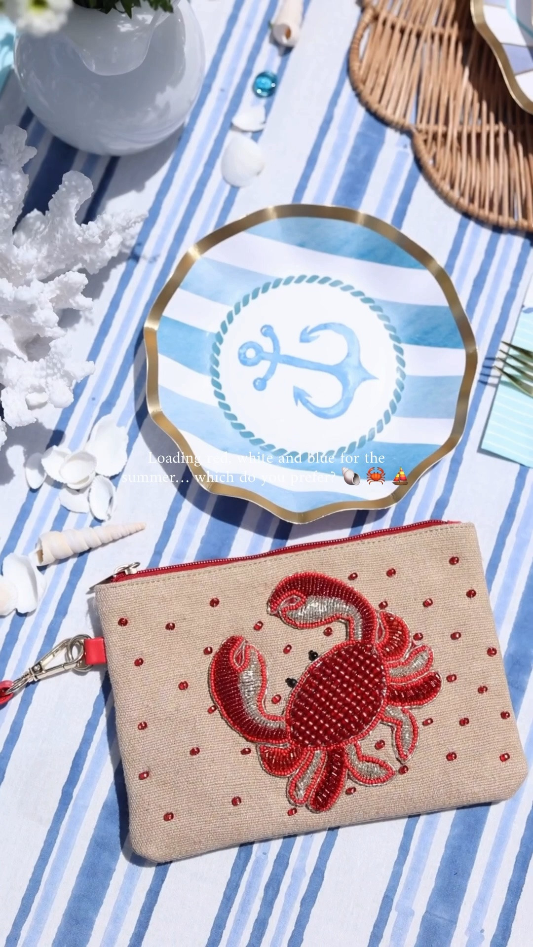 Blue-and-white summer tablescapes, breezy pullovers, and the cutest little wristlets = my ideal kind of coastal summer style ☀️🌊🐚

I’ve been reaching for these lightweight Soft Surroundings pullovers nonstop lately — easy enough for pool days and patio dinners but still feel polished and put together. And the matching beaded wristlets are such a fun little statement moment for summer. The crab one had me immediately 🦀

Which combo are you choosing: coral + crab or blue + shell? 💙❤️

#LTKootd #LTKSeasonal #LTKTravel