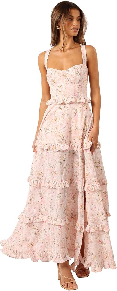 Pink Floral Dress Formal Floral Dress Formal Garden Wedding Guest Dress Formal Spring Dress Formal | Amazon (US)