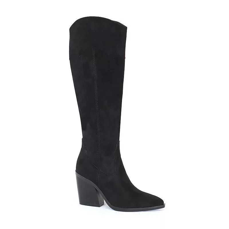 Yoki Muriel-09 Women's Knee-High Boots, Size: 6.5, Black | Kohl's