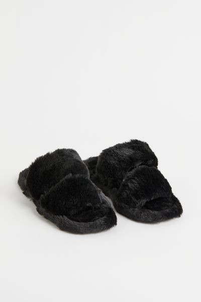 Faux Fur Slippers | H&M (US + CA)
