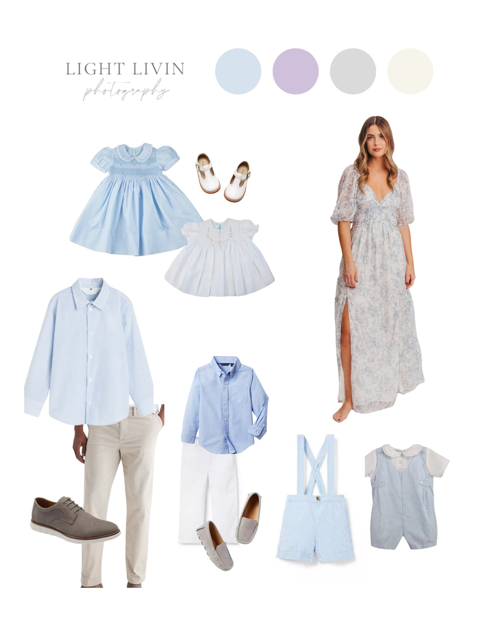 Check out this family style board of light purples and blues! 

#LTKStyleTip #LTKBeauty #LTKFamily