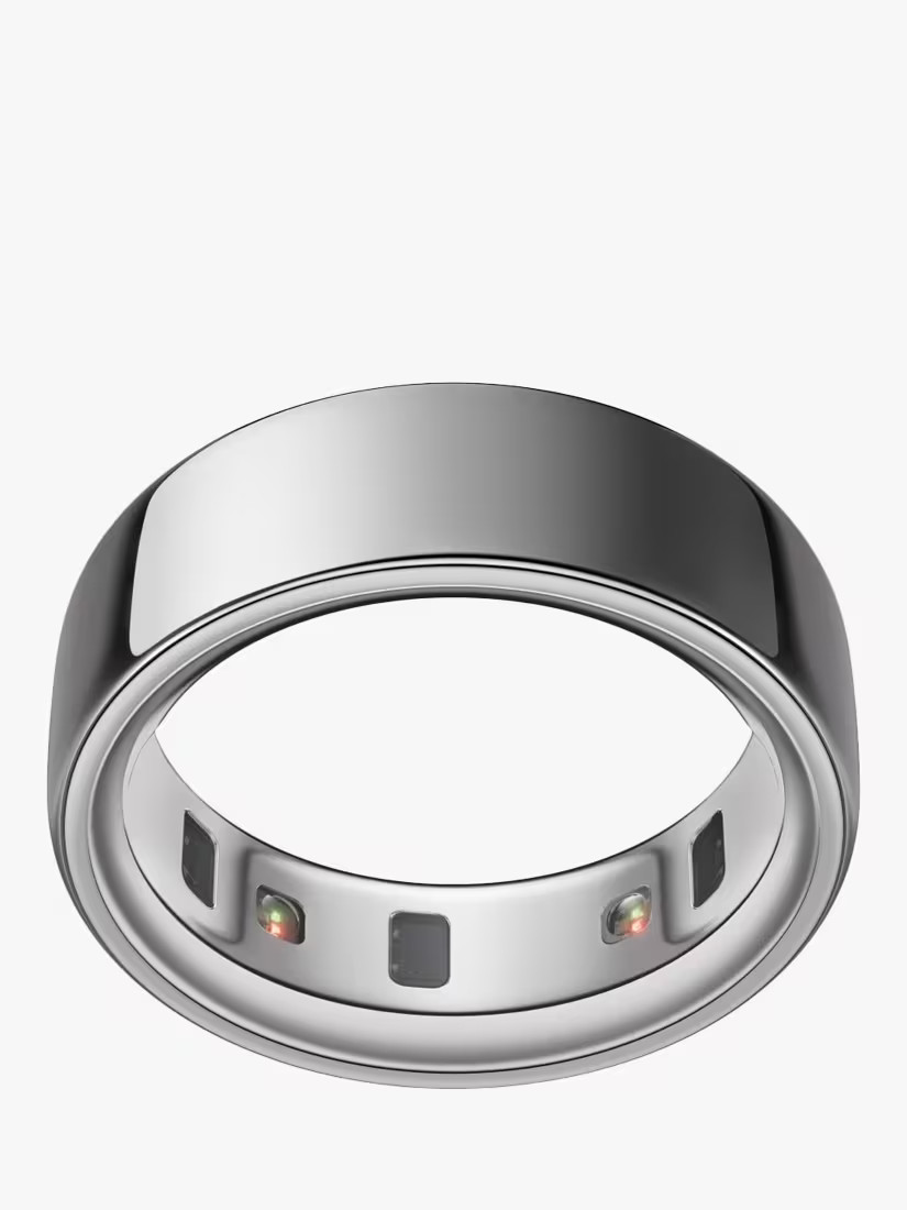 OuraRing 4 Health & Fitness Tracker Smart Ring, Silver | John Lewis (UK)