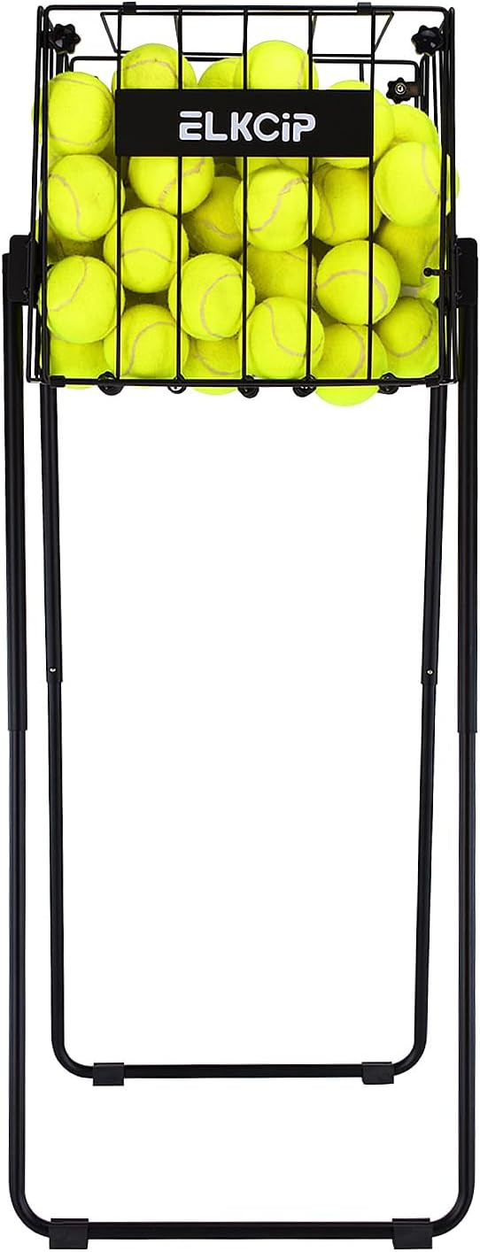 2-in-1 Portable Pickleball & Tennis Ball Collector - Easily Pick Up Pickleball Retriever Basket B... | Amazon (US)