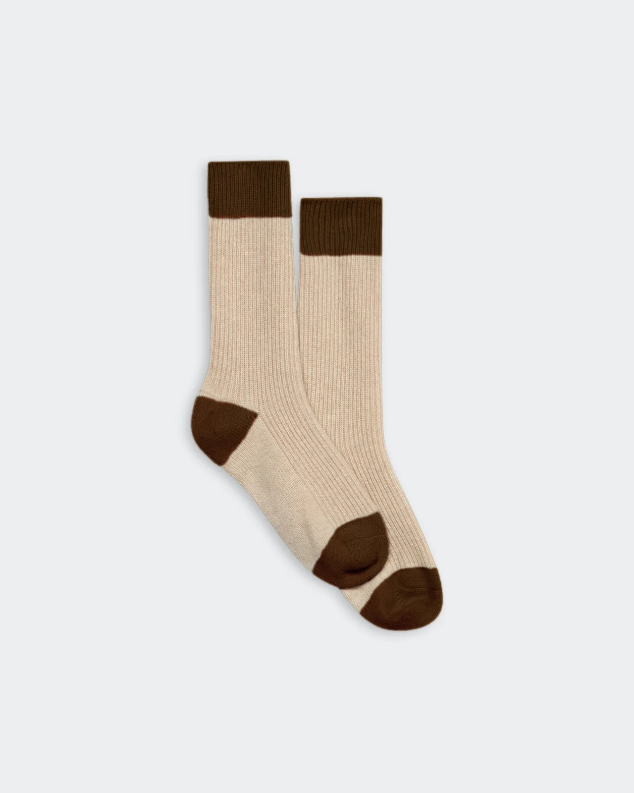 The Soft Socks - Taupe/Chestnut | Guest In Residence