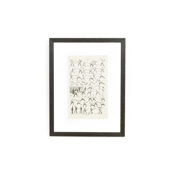 Matte black frame with aged patina | Framebridge