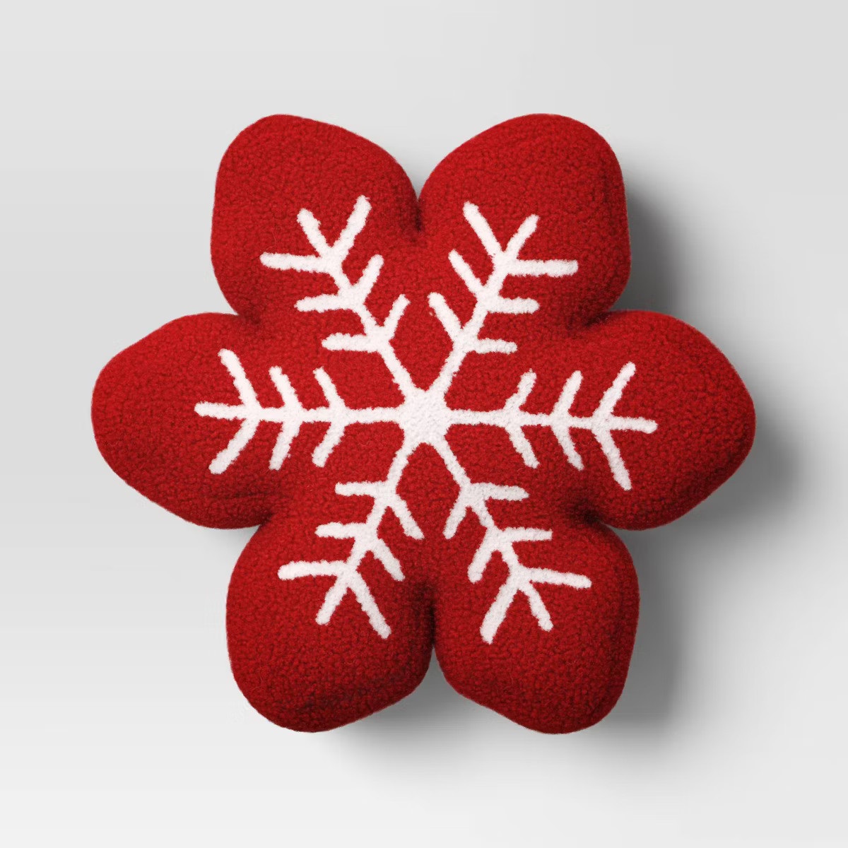 Snowflake Throw Pillow Red/Ivory - Threshold™ | Target