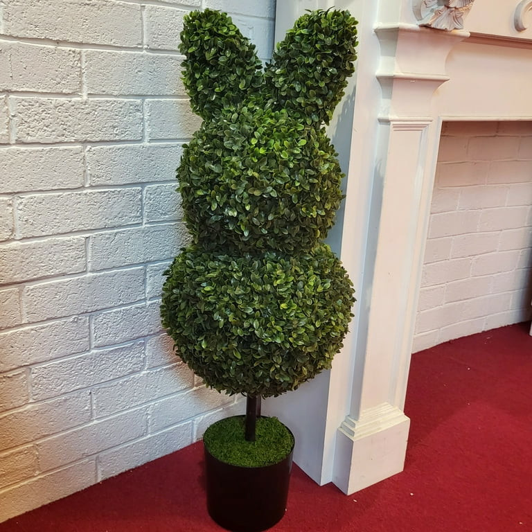 Easter Bunny Topiary, 35", by My Texas House | Walmart (US)
